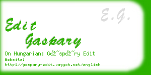 edit gaspary business card
